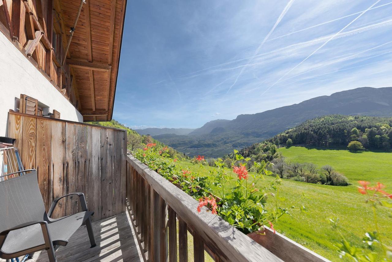 Moar Im Rumsein - Apt Etschblick San Genesio Atesino Exterior photo